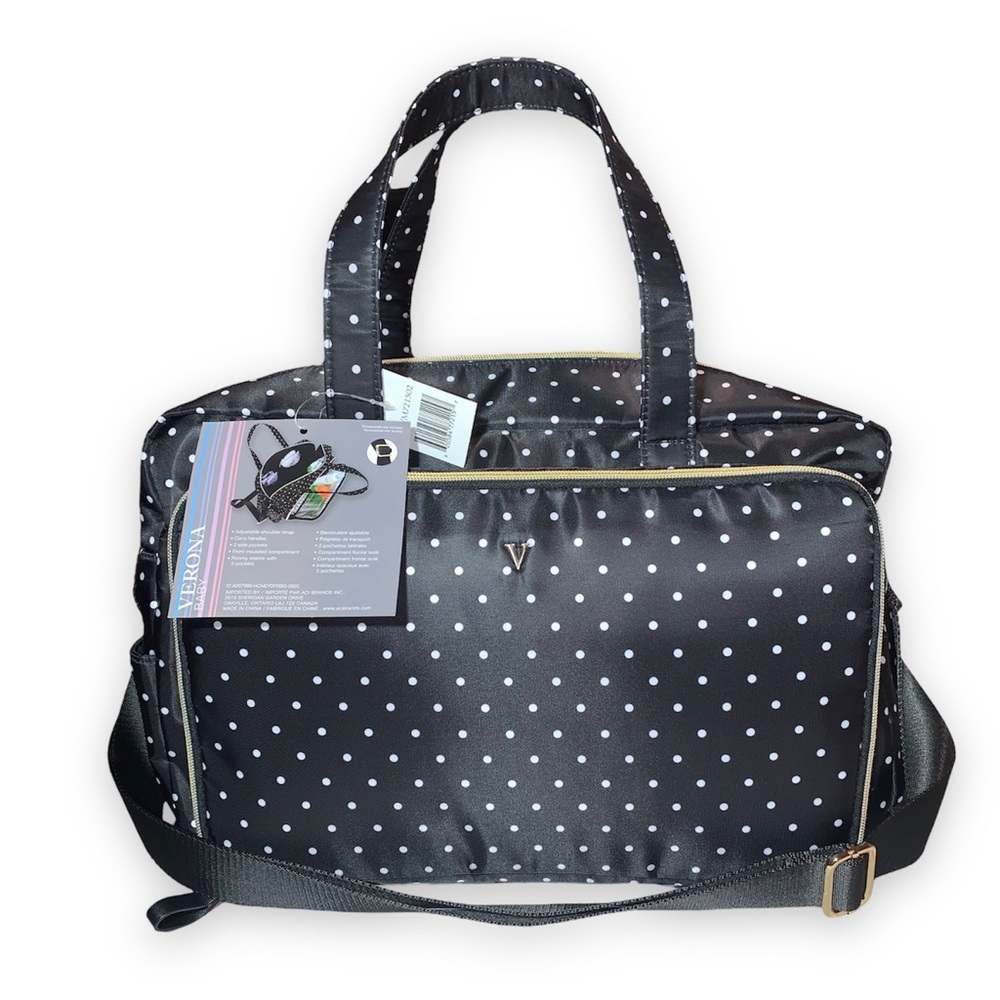 NWT Diaper Bag & 2 Changing Pads Verona Baby Honey - Picture 2 of 9